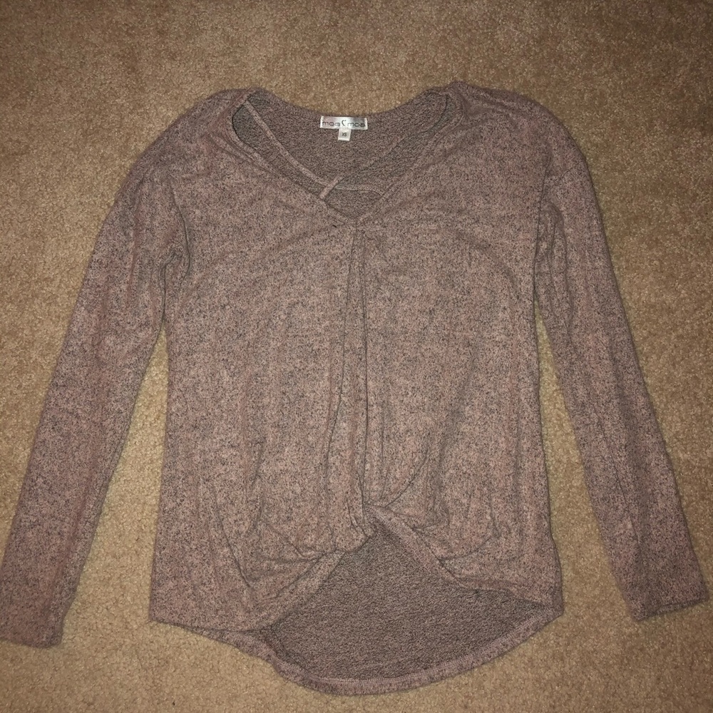 light pink soft sweater
